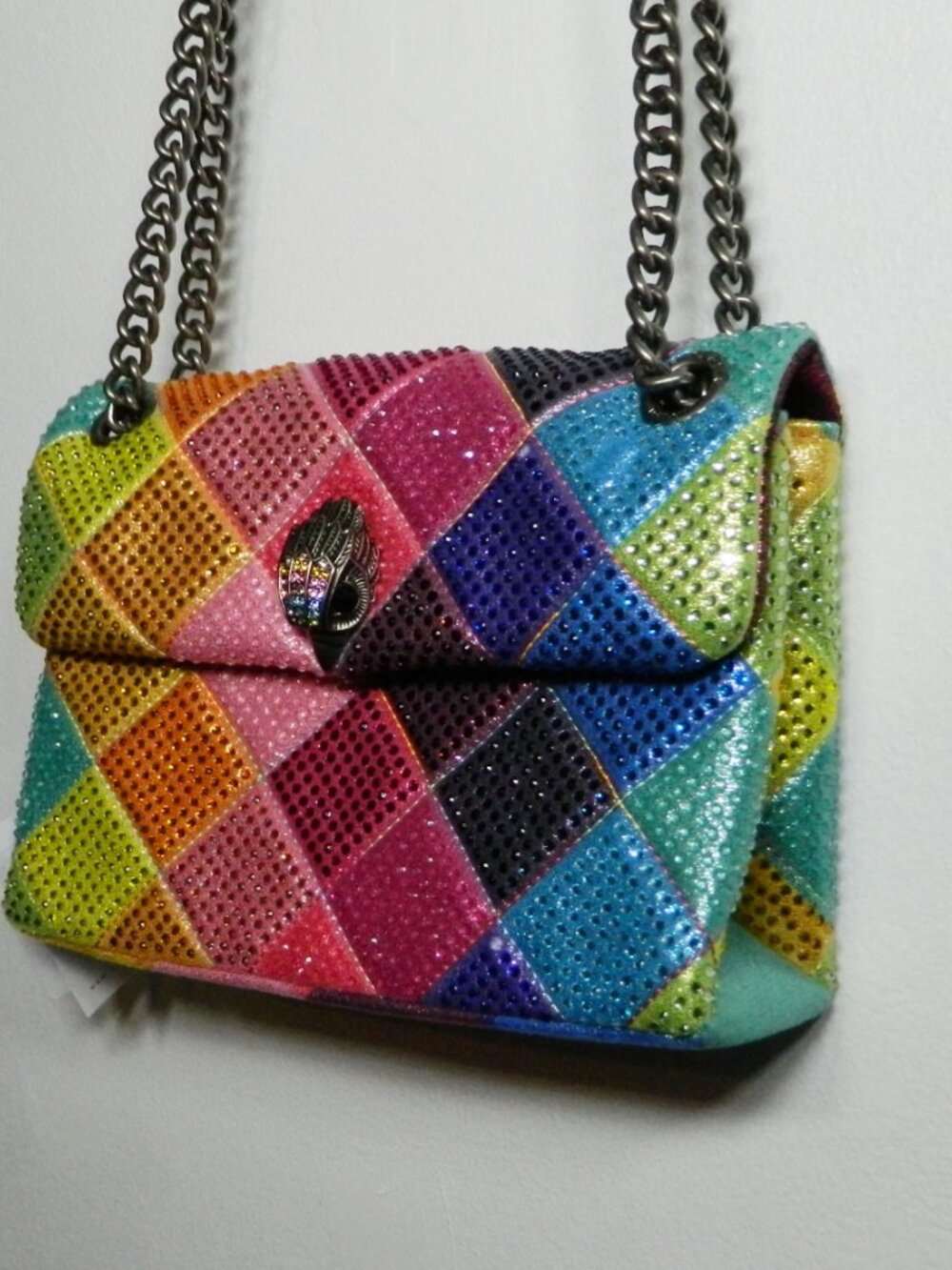 Kurt Geiger $268 Medium Kensignton Multi Fabric NWT! - Picture 5 of 6